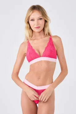 Sale ETAM Braguitas de encaje x Lemonade Dolls FUSHIA