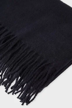 Clearance ETAM Bufanda con flecos NEGRO