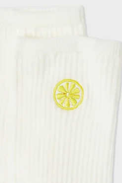 Outlet ETAM Calcetines acanalados con algodón y estampado de sol crudo