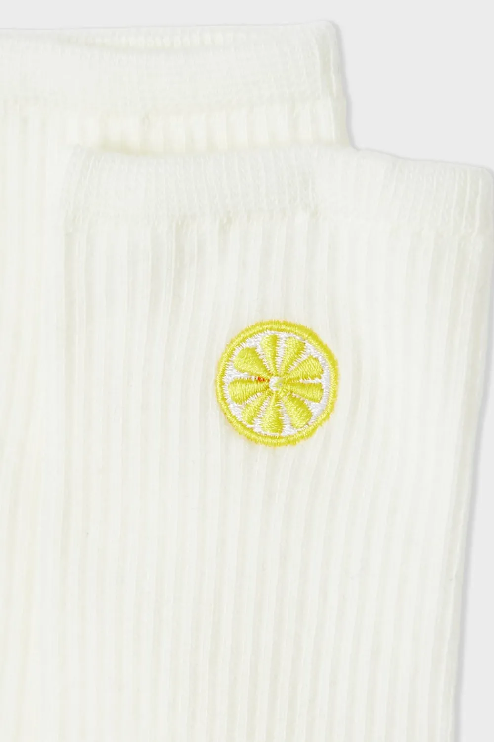 Outlet ETAM Calcetines acanalados con algodón y estampado de sol crudo
