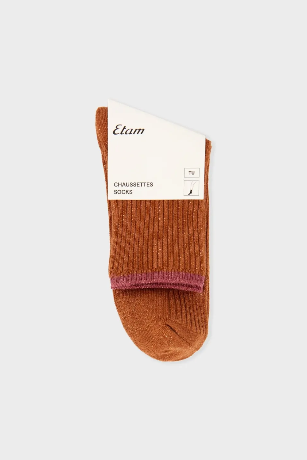 Discount ETAM Calcetines brillantes con algodón ARENA