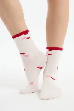 Discount ETAM Calcetines con algodón ROSA EMPOLVADO