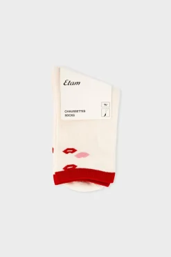 Discount ETAM Calcetines con algodón ROSA EMPOLVADO