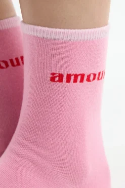 Online ETAM Calcetines con algodón ROSA