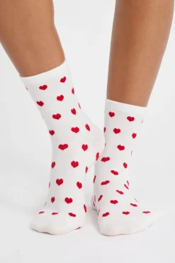 Online ETAM Calcetines de punto fino CRUDO