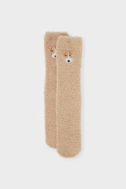 ETAM Calcetines de tejido ultrasuave BEIGE