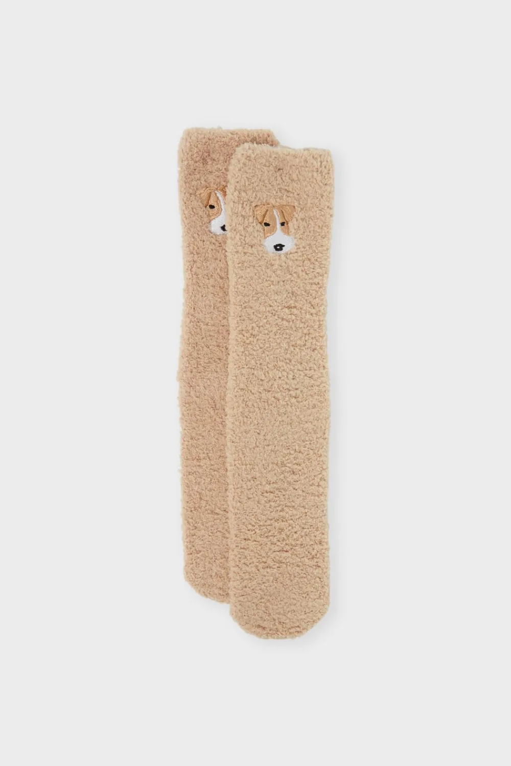 ETAM Calcetines de tejido ultrasuave BEIGE