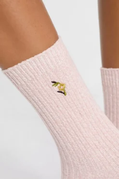 Online ETAM Calcetines estampados ROSA EMPOLVADO