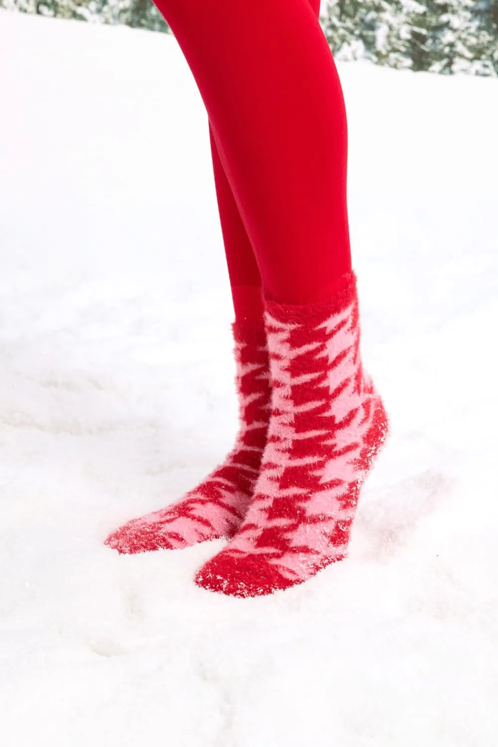 New ETAM Calcetines estampados ROJO