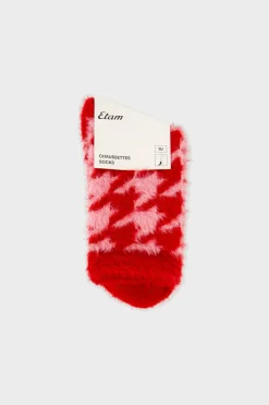 New ETAM Calcetines estampados ROJO