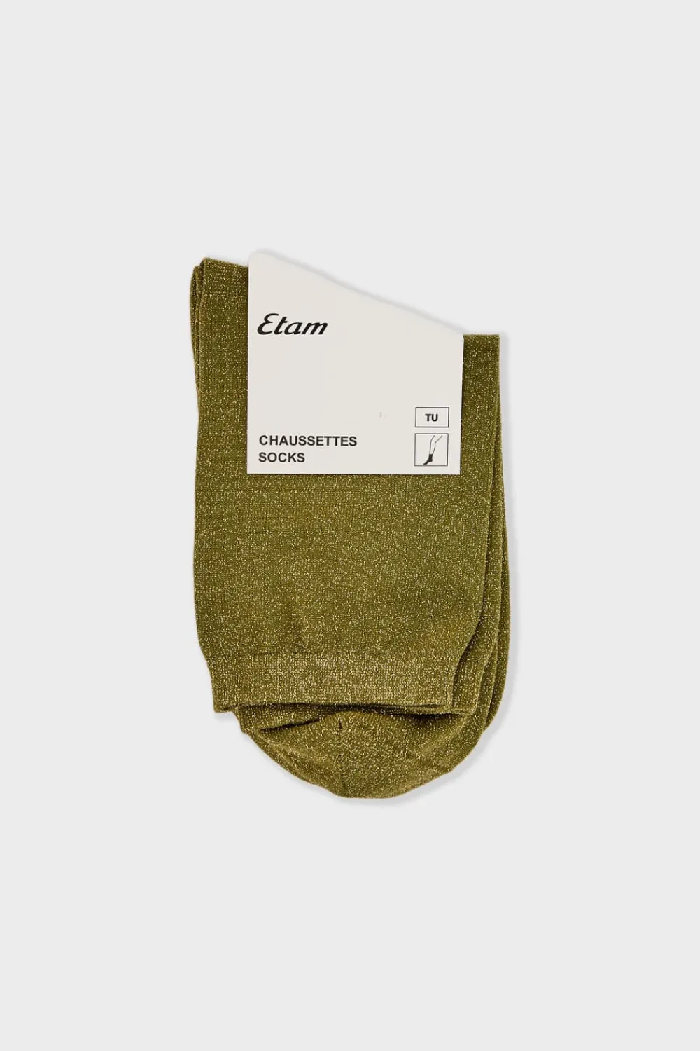 Clearance ETAM Calcetines iridiscentes CAQUI