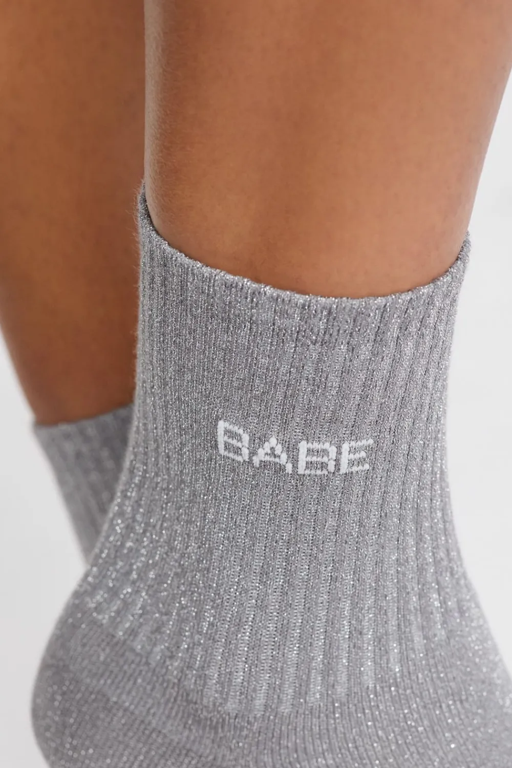 Best ETAM Calcetines irisados con letras GRIS
