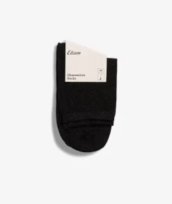 Discount ETAM Calcetines tejido brillantes NEGRO