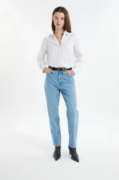 Outlet ETAM Camisa a rayas con algodón MALVA
