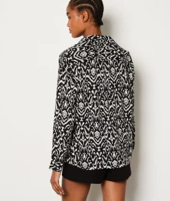Hot ETAM Camisa con estampado fluido ANTRACITA
