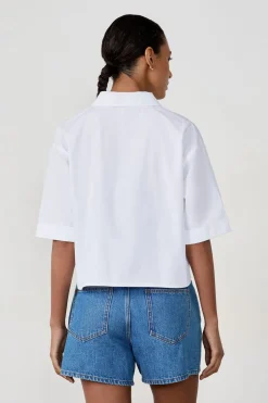 Discount ETAM Camisa corta de manga corta BLANCO
