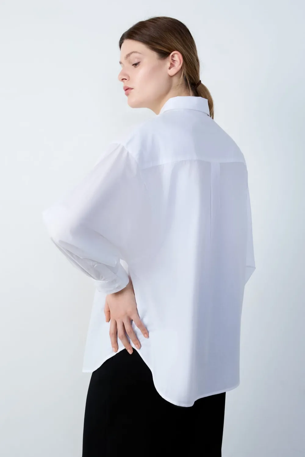 Hot ETAM Camisa de manga larga BLANCO