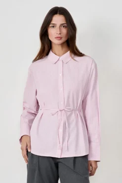 Hot ETAM Camisa de manga larga de popelina ROSA CHICLE