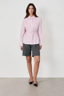 Hot ETAM Camisa de manga larga de popelina ROSA CHICLE
