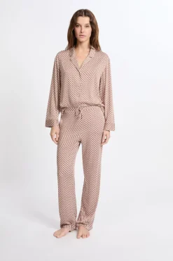 Hot ETAM Camisa de pijama estampada IMP FD CRUDO