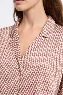 Hot ETAM Camisa de pijama estampada IMP FD CRUDO