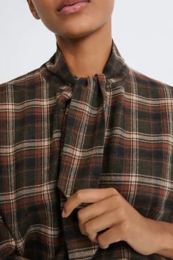 Discount ETAM Camisa estampada de algodón HENNA