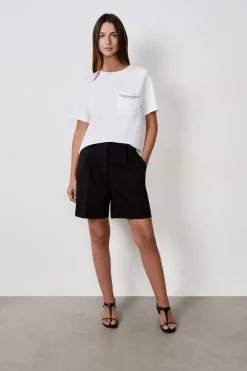 Sale ETAM Camiseta con bolsillo delantero BLANCO