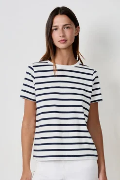 New ETAM Camiseta de manga corta marinera BEIGE