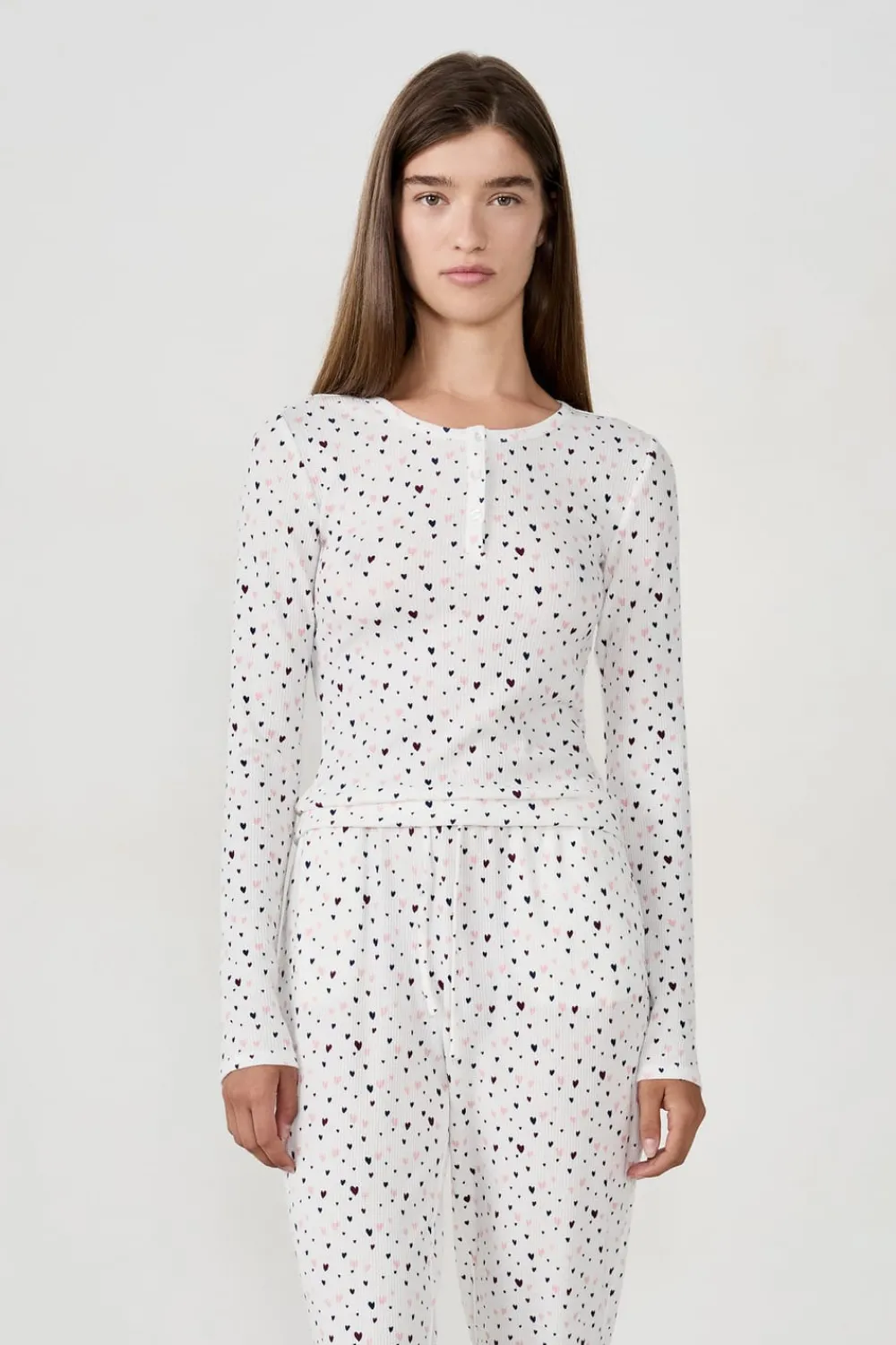 Best ETAM Camiseta de pijama con estampado de corazones MULTICOLOR