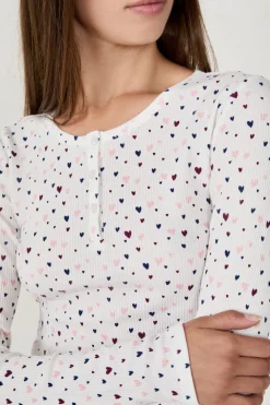 Best ETAM Camiseta de pijama con estampado de corazones MULTICOLOR