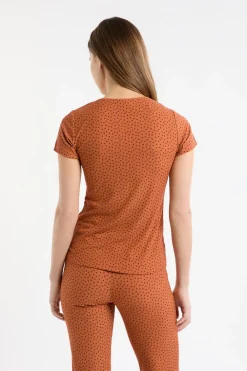 Online ETAM Camiseta de pijama con estampado de corazones MARR&Oacute;N