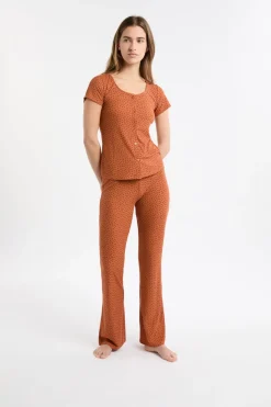 Online ETAM Camiseta de pijama con estampado de corazones MARR&Oacute;N