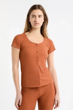 Online ETAM Camiseta de pijama con estampado de corazones MARR&Oacute;N