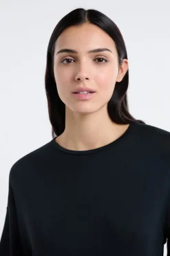ETAM Camiseta de pijama de modal NEGRO