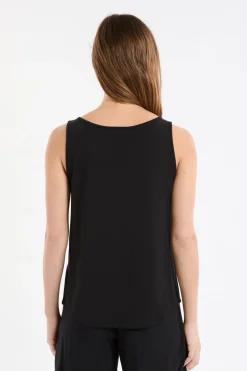 Clearance ETAM Camiseta de tirantes lisa NEGRO