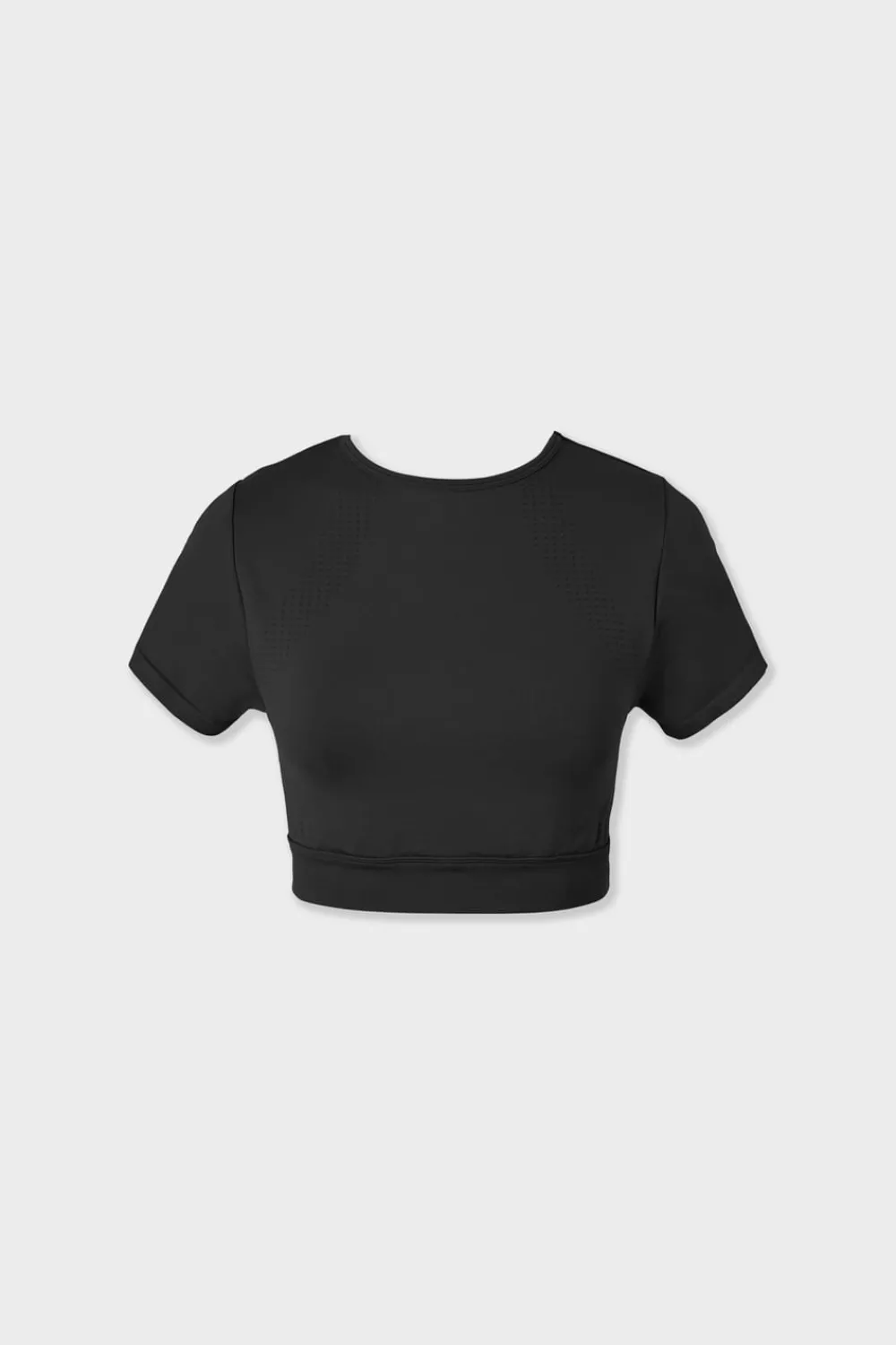 Discount ETAM Camiseta deportiva de manga corta 2 en 1 NEGRO