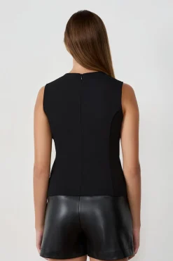 Best ETAM Camiseta sin mangas NEGRO