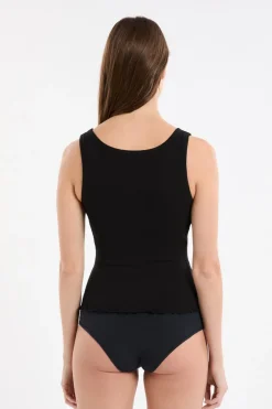 Clearance ETAM Camiseta sin mangas con sujetador integrado NEGRO