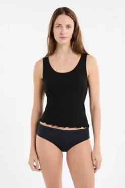 Clearance ETAM Camiseta sin mangas con sujetador integrado NEGRO