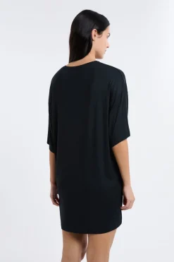 Discount ETAM Camisón de modal NEGRO