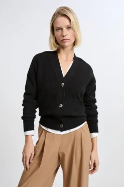 New ETAM Chaleco de manga larga NEGRO
