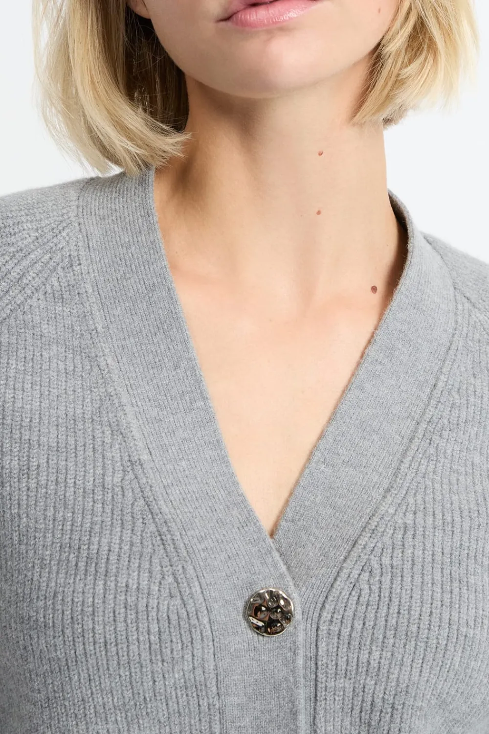 Clearance ETAM Chaleco de manga larga GRIS