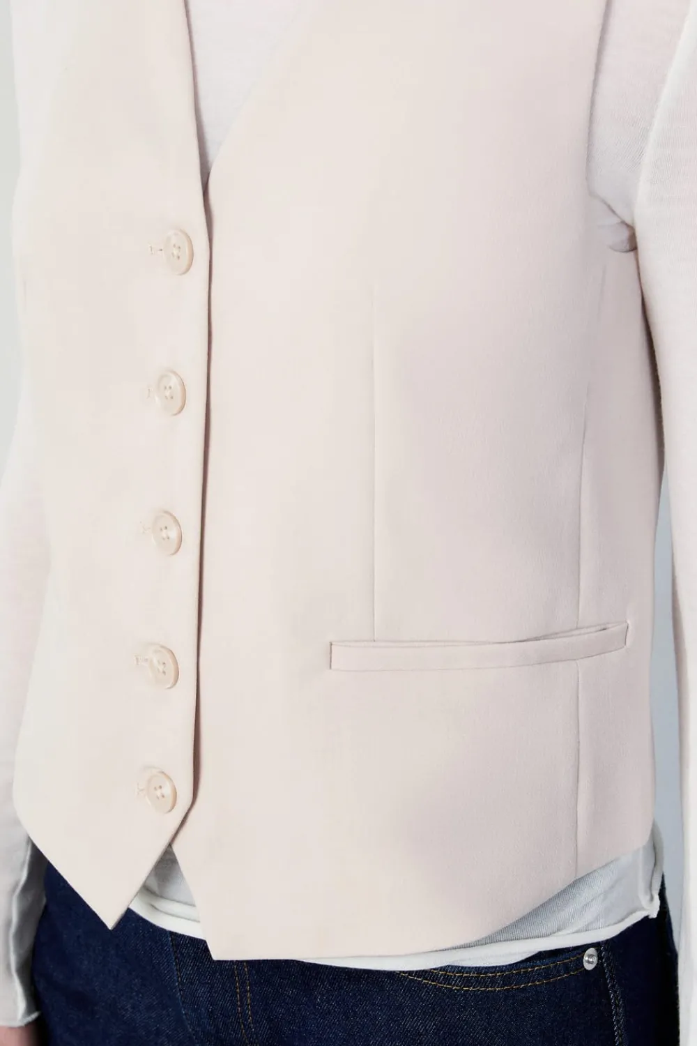 Outlet ETAM Chaleco de traje LINO