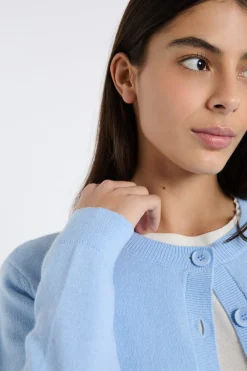 Hot ETAM Chaleco mini de manga larga AZUL