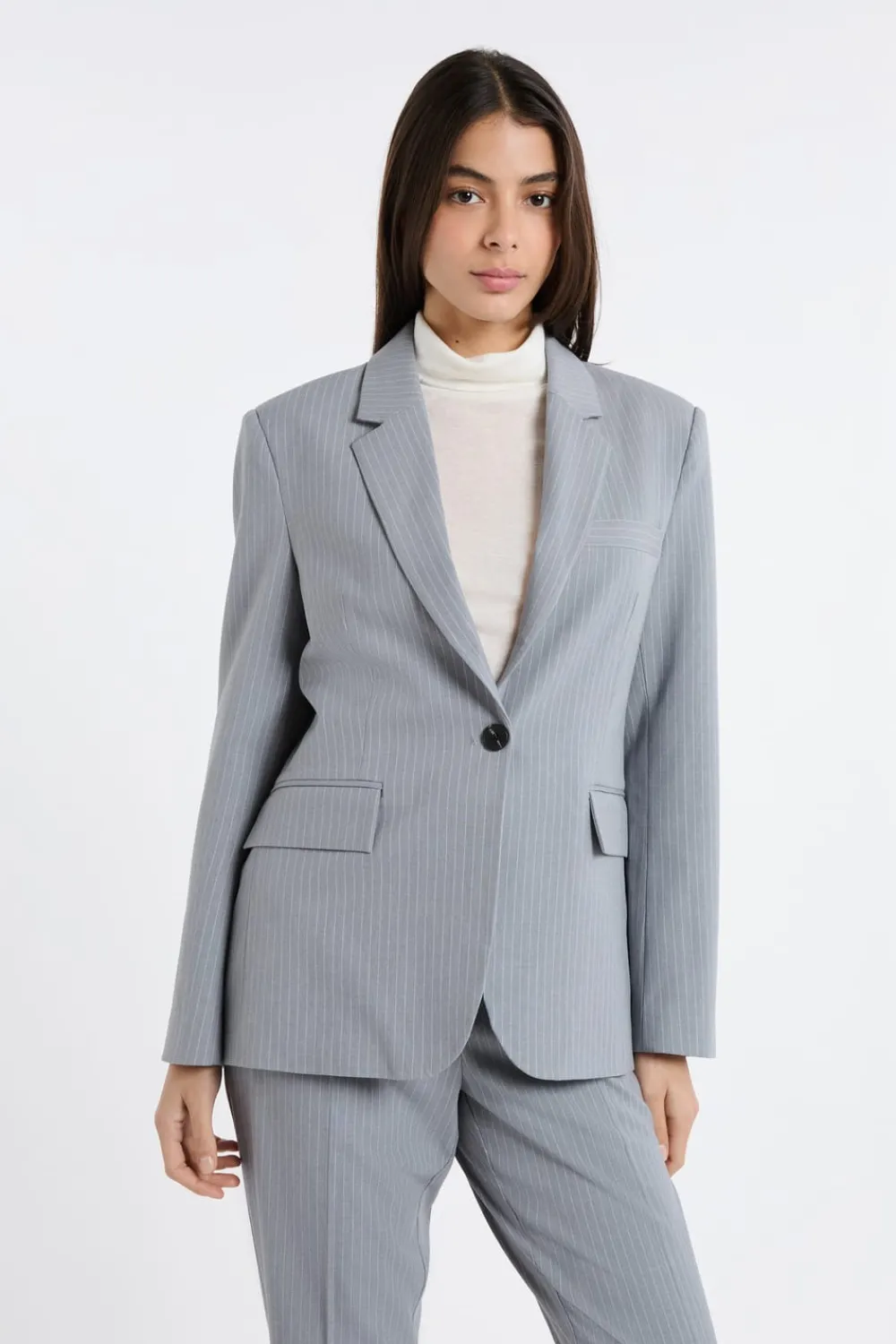 Best ETAM Chaqueta blazer con botones GRIS