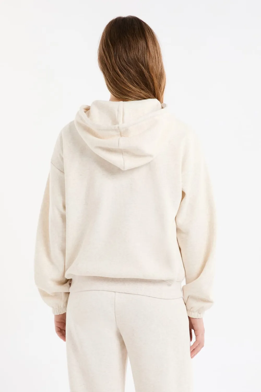 New ETAM Chaqueta con capucha y algodón BEIGE