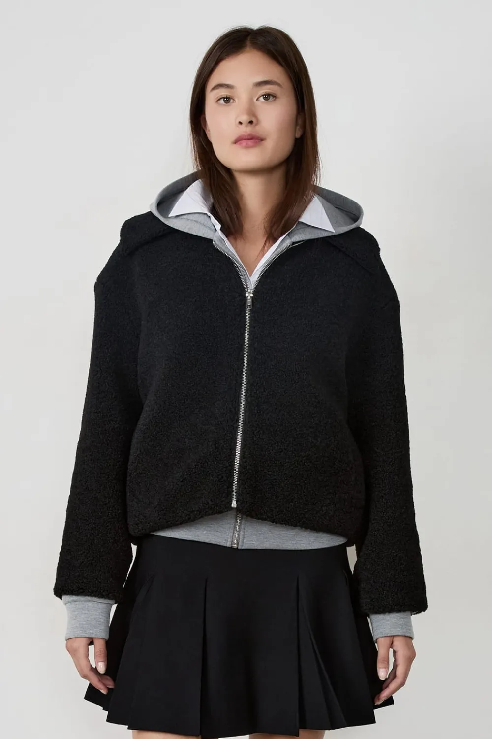 Online ETAM Chaqueta con cremallera NEGRO