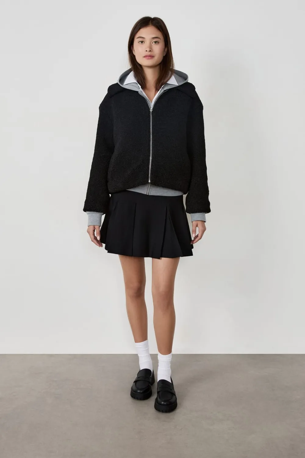 Online ETAM Chaqueta con cremallera NEGRO