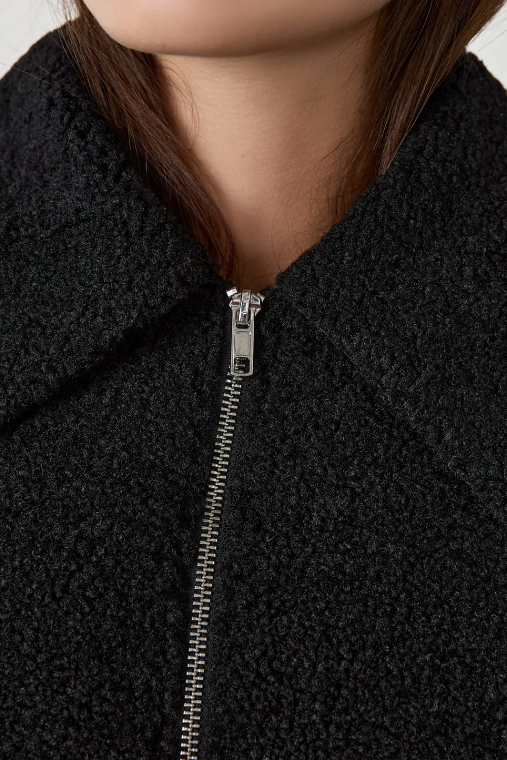 Online ETAM Chaqueta con cremallera NEGRO