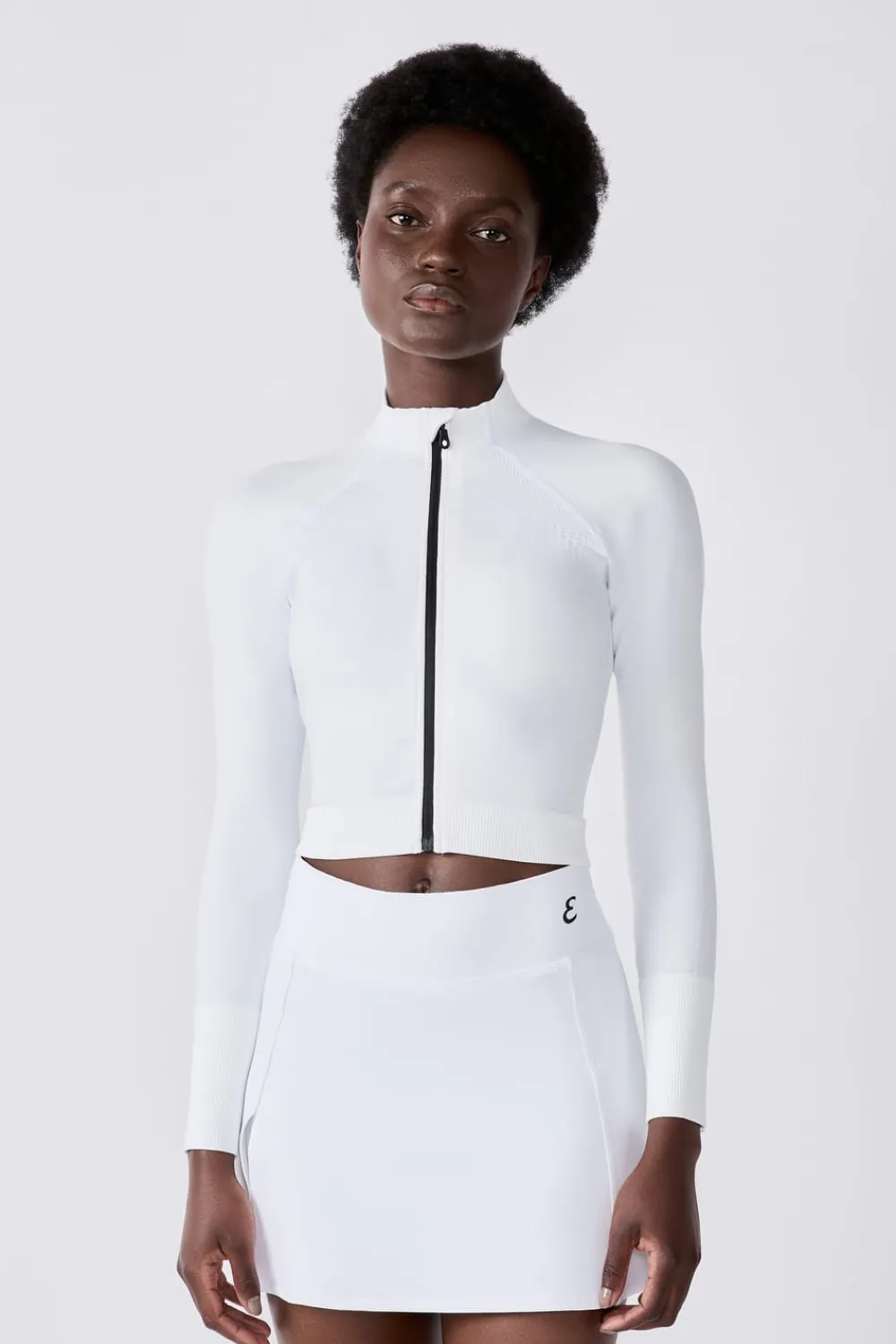 Online ETAM Chaqueta deportiva de manga larga BLANCO